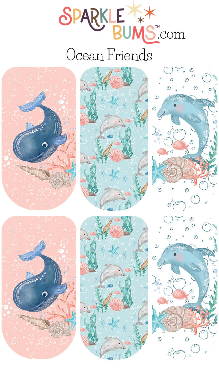 Ocean Friends Waterslide Decals