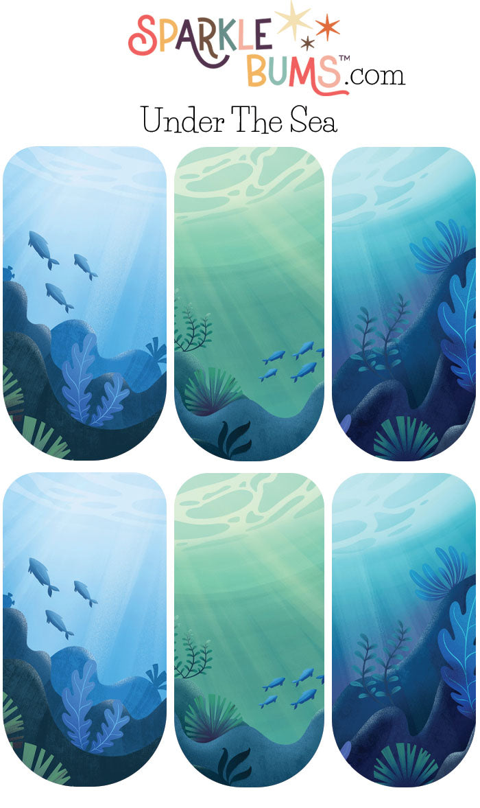 Under the Sea Waterslide Decals
