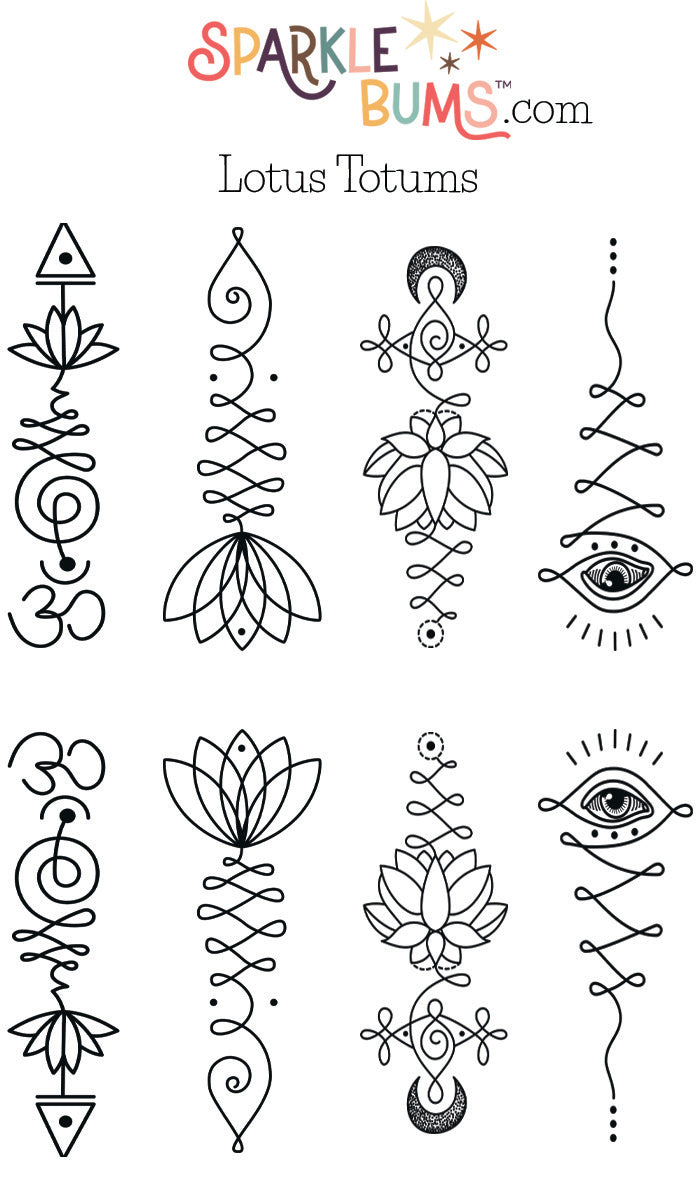 Lotus Totems Waterslide Decals