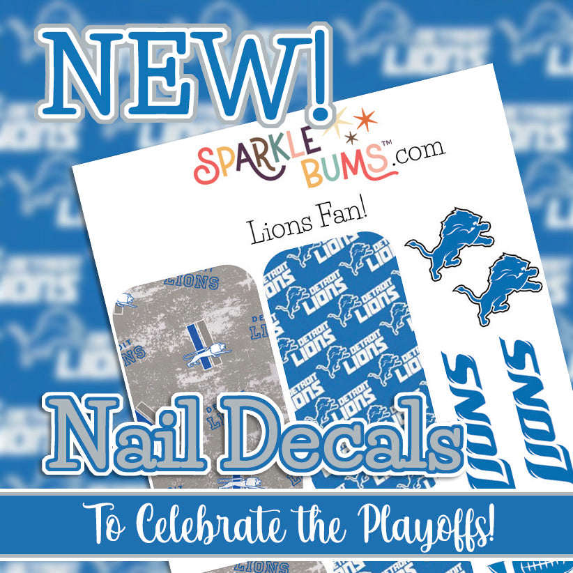 Lions Fan Waterslide Decals