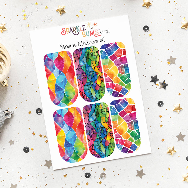 Mosaic Madness #1 Waterslide Decals