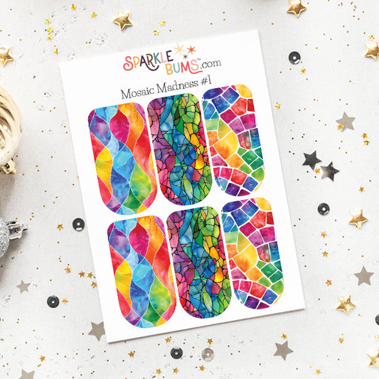 Mosaic Madness #1 Waterslide Decals