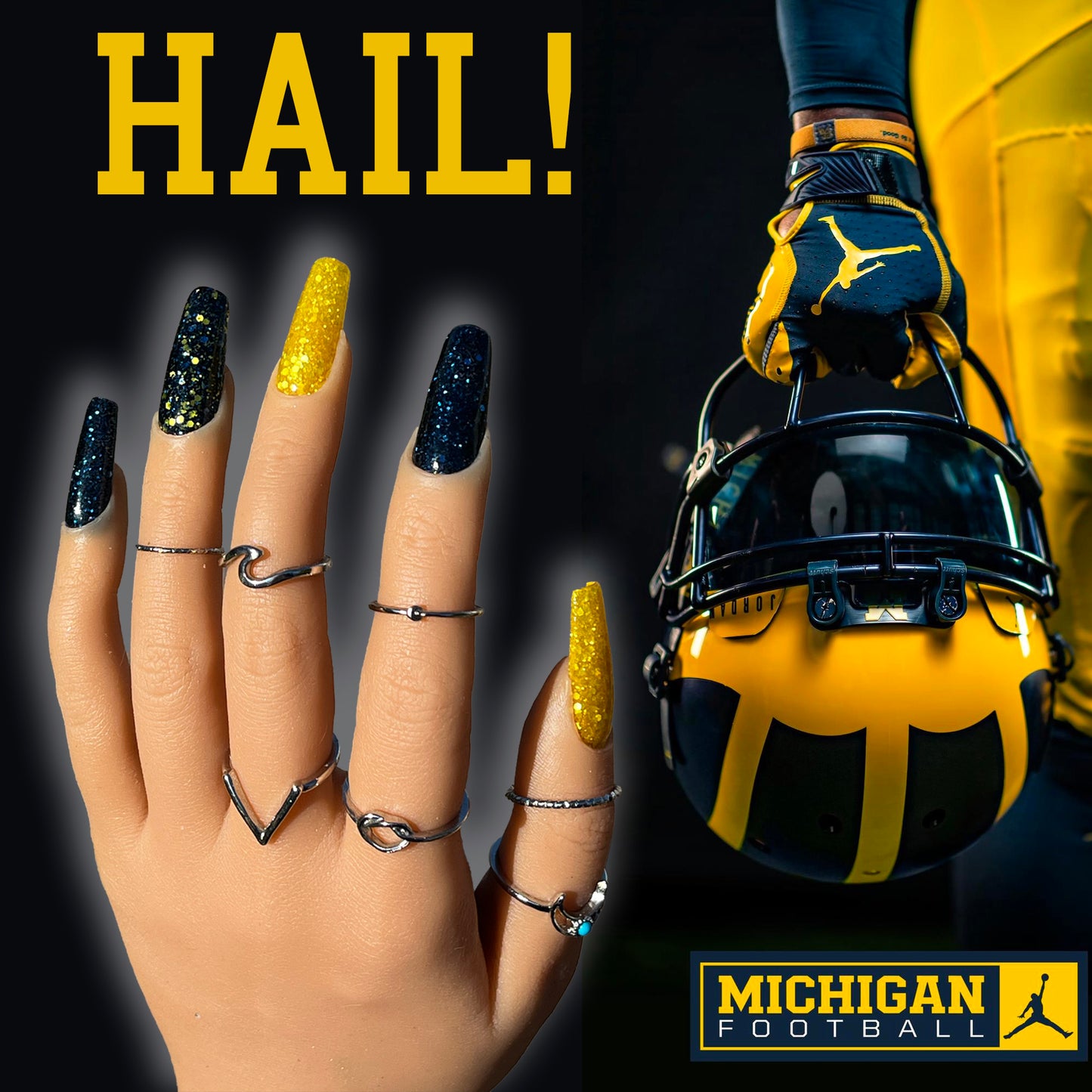 Hail to the Victors Collection Nail Dip Powder