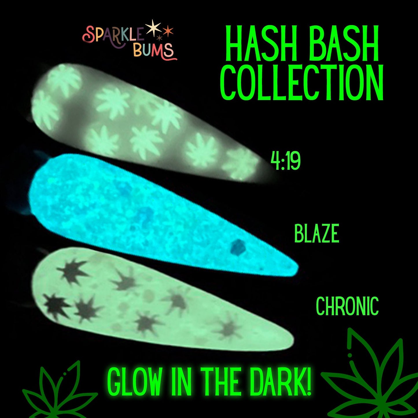 Hash Bash Bundle Dip Powder for Nails, Acrylic Powder