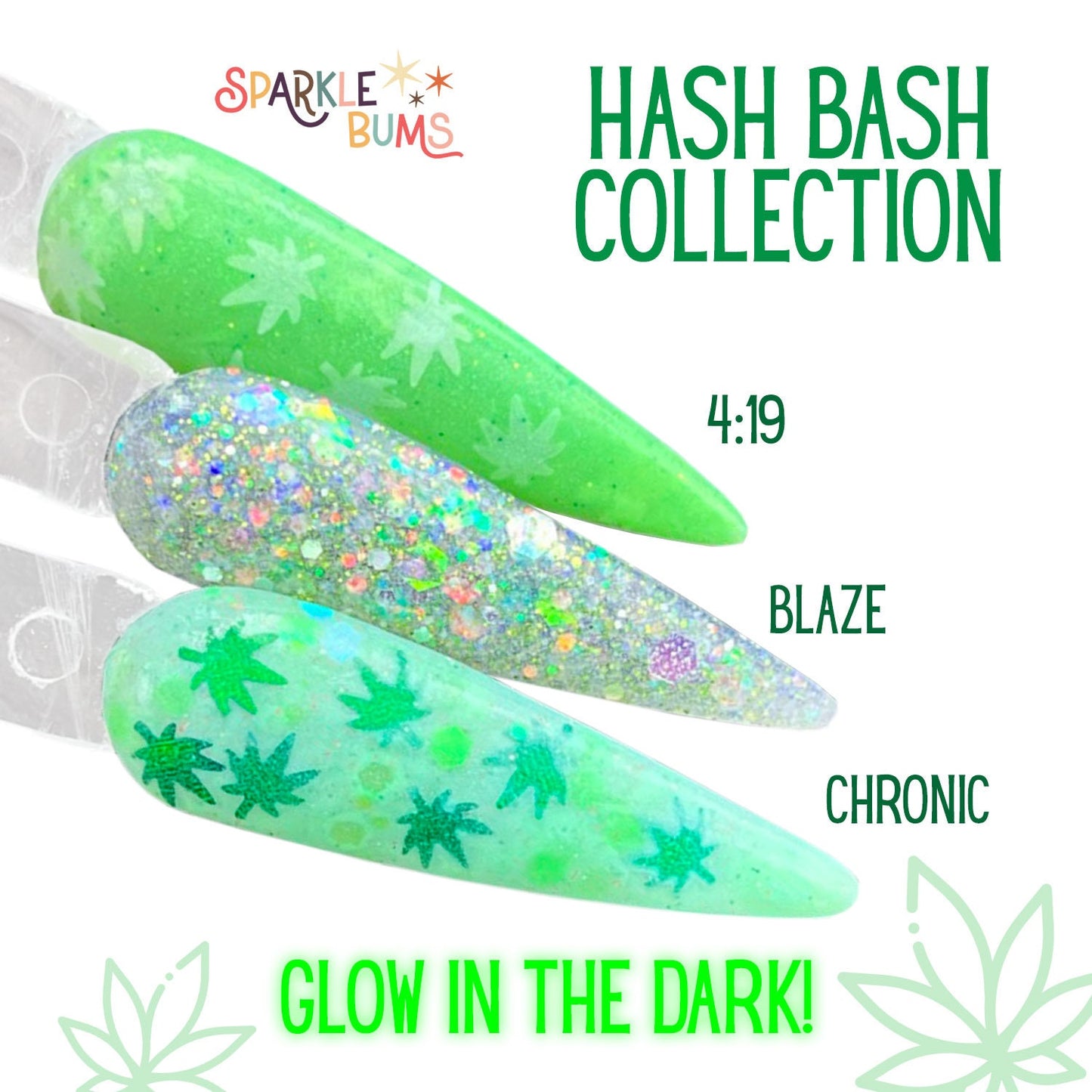 Hash Bash Bundle Dip Powder for Nails, Acrylic Powder