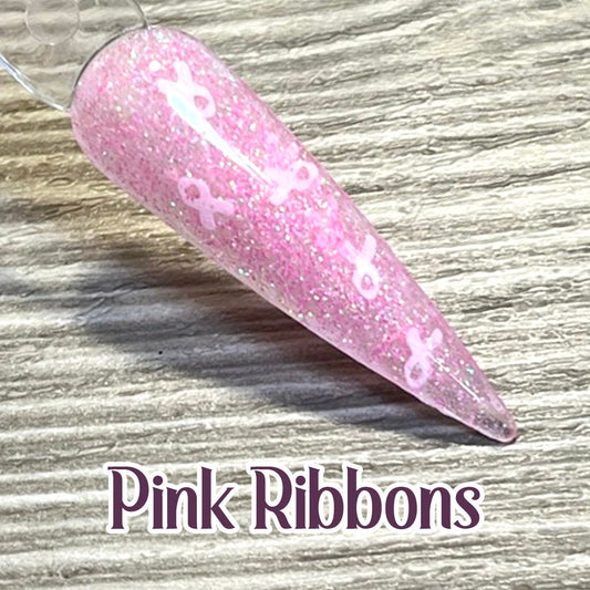 Pink Ribbons Nail Dip Powder