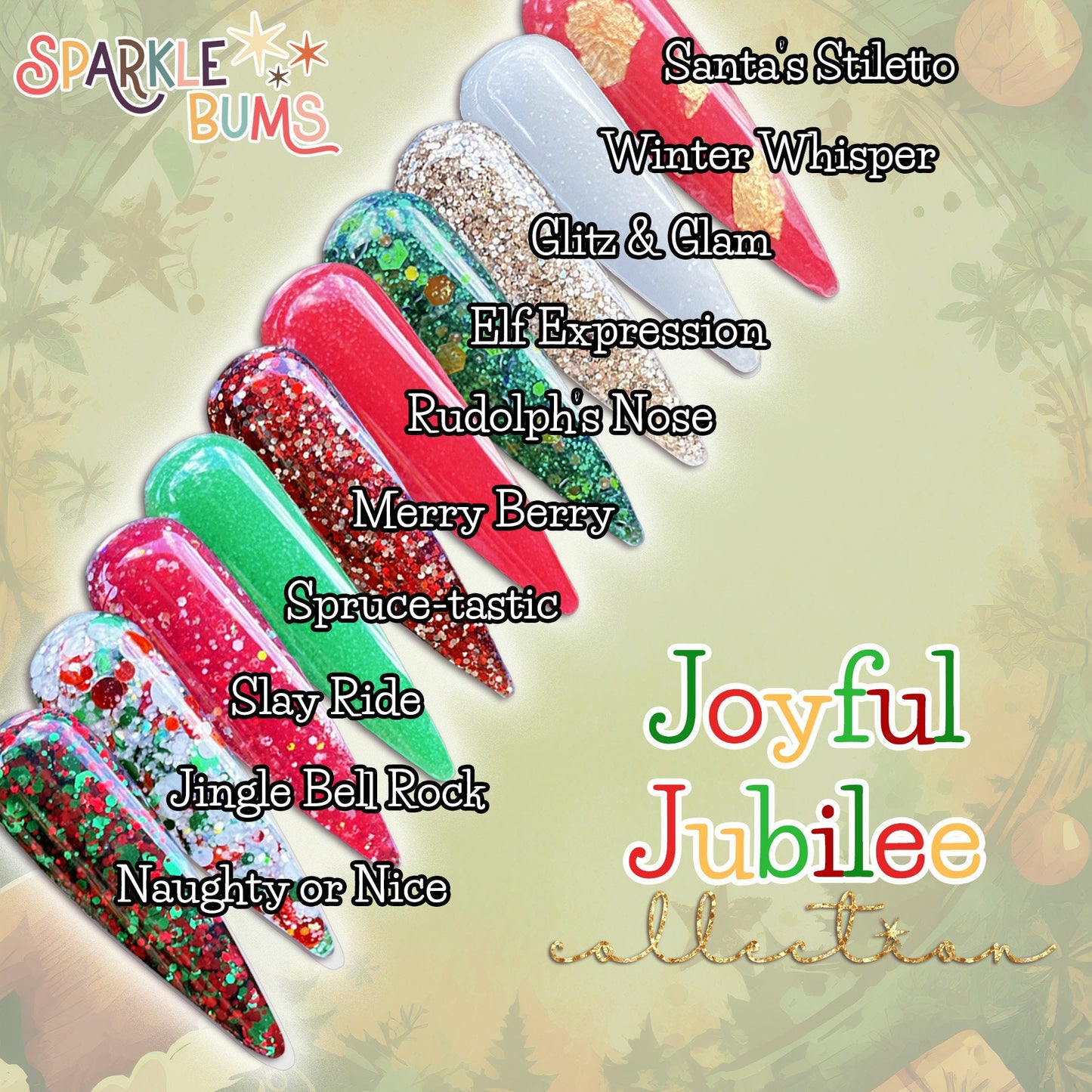 Joyful Jubilee Collection Nail Dip Powder