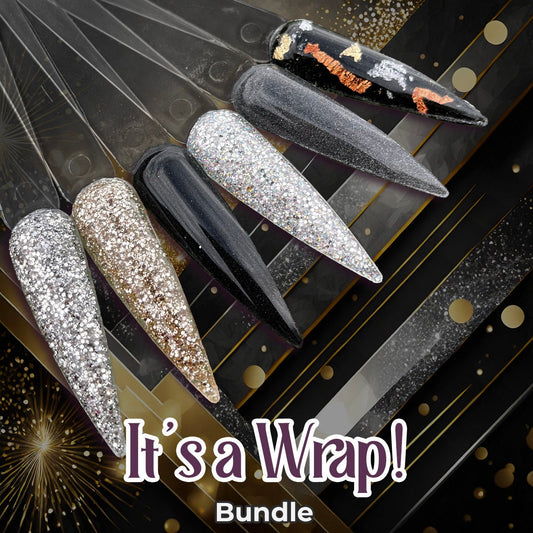 It's A Wrap Collection Bundle Dip Powder for Nails, Acrylic Powder