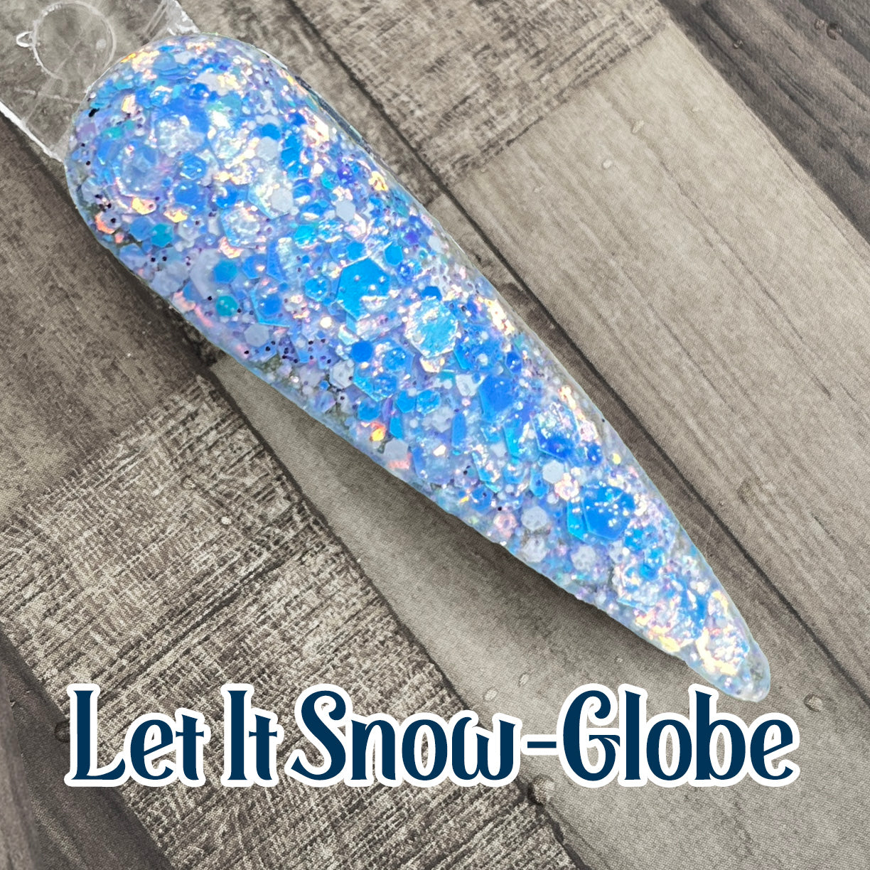 Let It Snow-Globe Nail Dip Powder