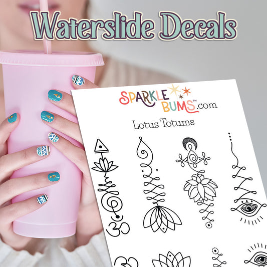 Lotus Totems Waterslide Decals