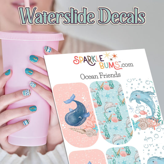 Ocean Friends Waterslide Decals